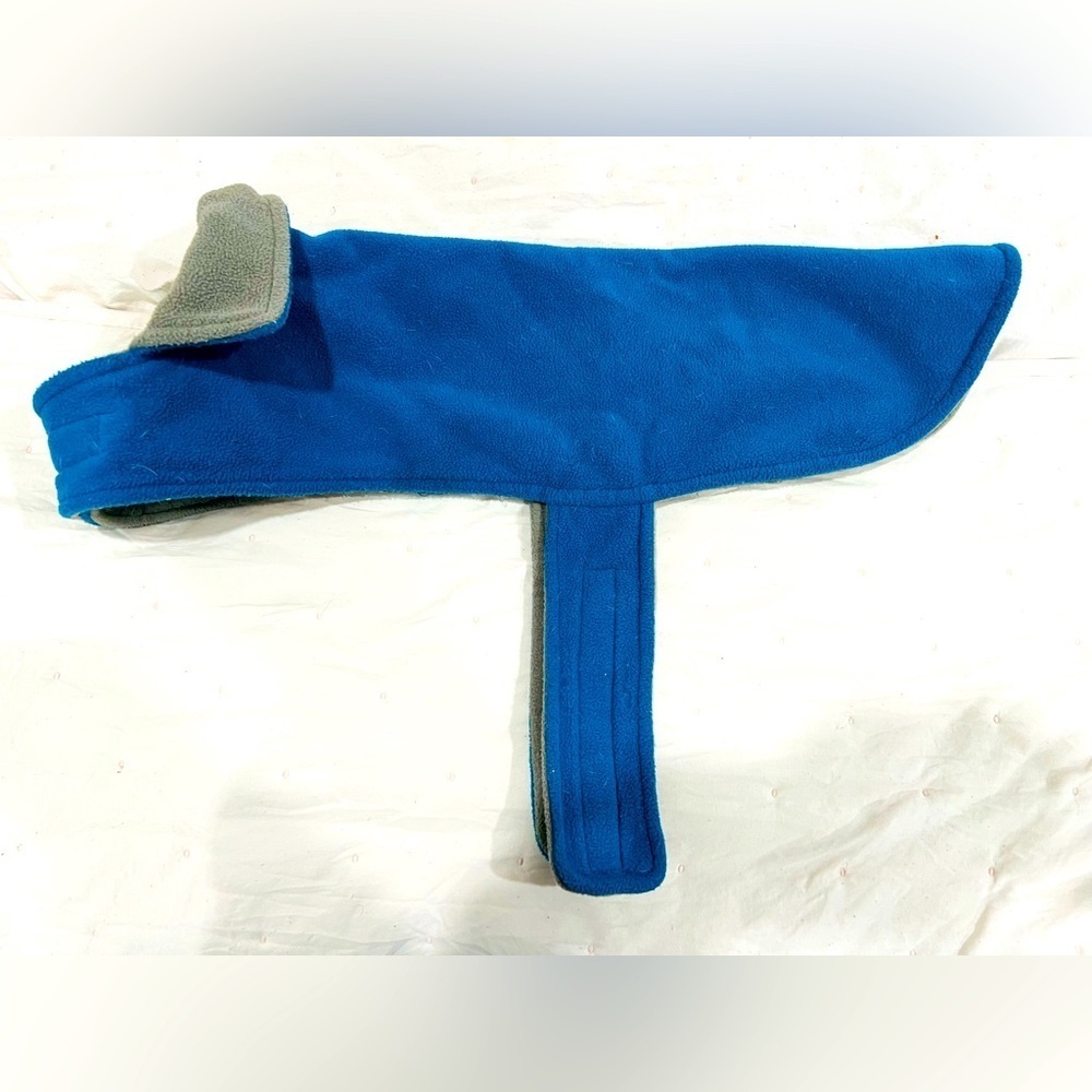 🌻🌸🍃🌟🐕Warm blue fleece dog jacket - XL 🐶 🦮🦮